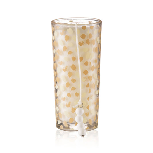 Pier 1 Vintage Linens Charm Jar Filled Candle 6.5oz